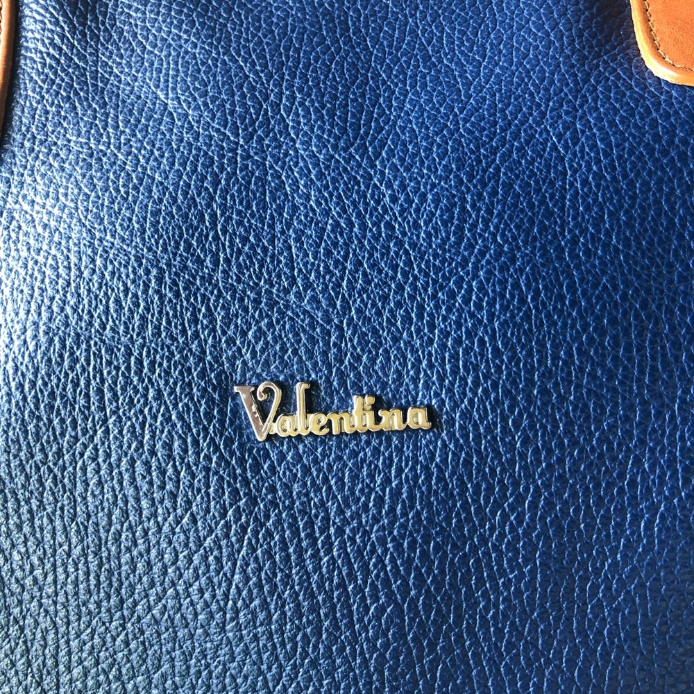 Like New Leather Valentina Handbag, Made in Italy - Picture 4 of 10